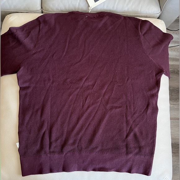 NWT - Frank & Oak Men’s Waffle Knit Organic Cotton Sweater - Size XL - Picture 9 of 11